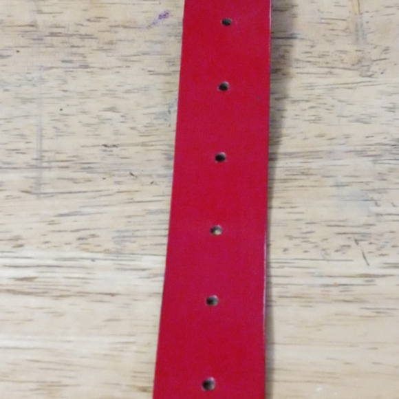🇬🇧Express Vintage Made in England Red Belt Small,Fits 28-33,New!! Nice Gift. - Picture 5 of 15